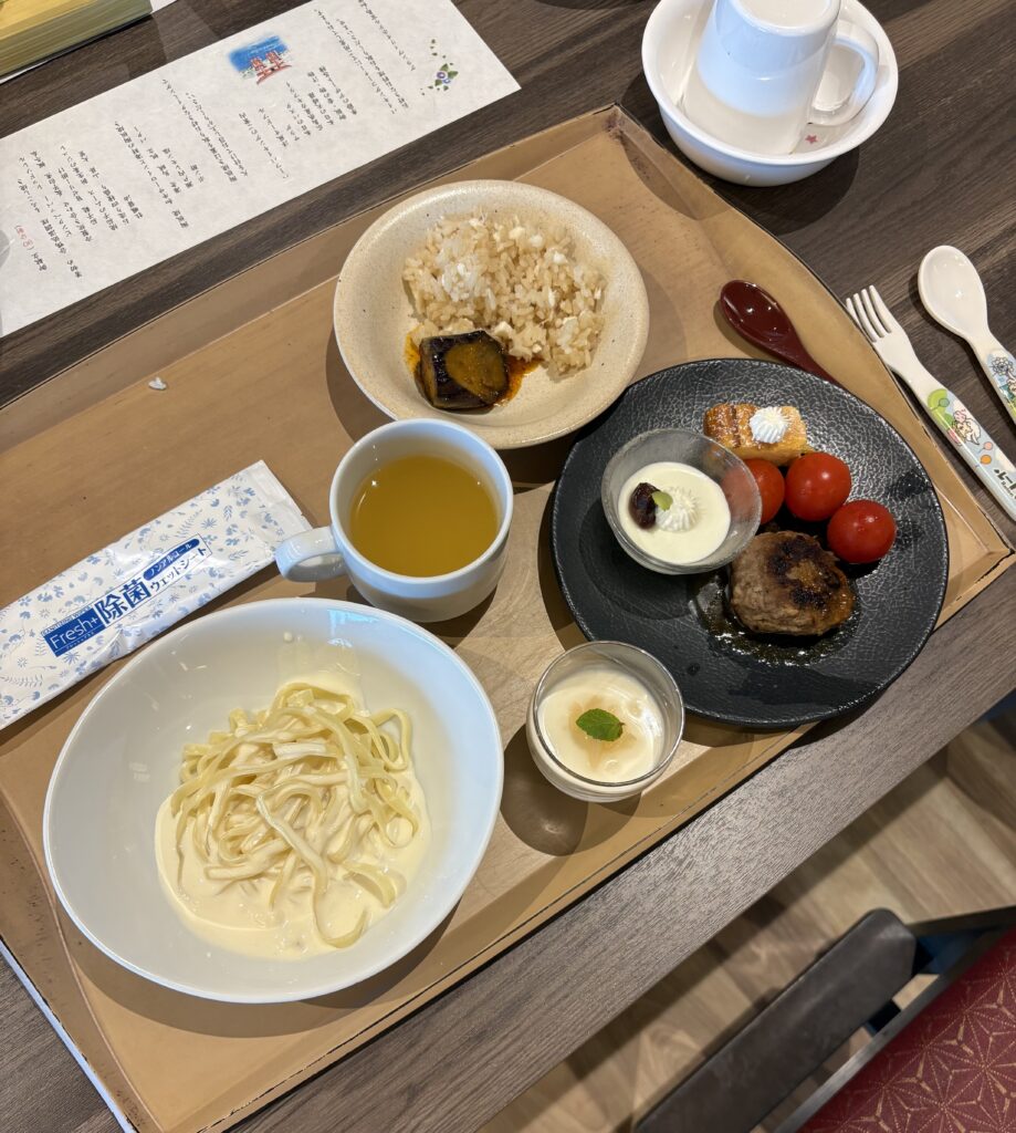 グランヴィリオホテル宮島和蔵で2歳児が食べた夕食